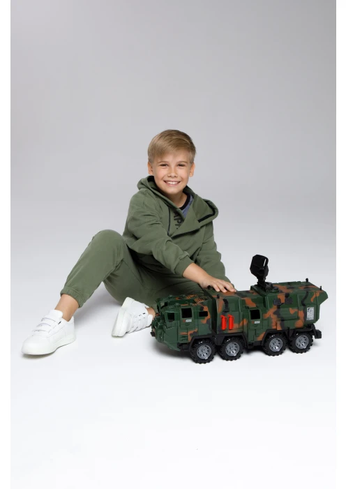 Купить игрушка военный тягач камуфляжный с кунгом «щит» серия военная техника армии россии в интернет-магазине ArmRus по выгодной цене. - изображение 3