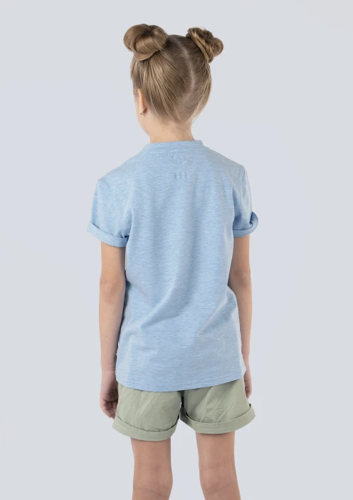 Купить футболка детская «вежливые мишки» голубая в интернет-магазине ArmRus по выгодной цене. - изображение 4