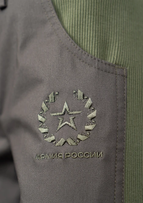 Купить брюки для девочки «армия россии» с оливковыми вставками в интернет-магазине ArmRus по выгодной цене. - изображение 3