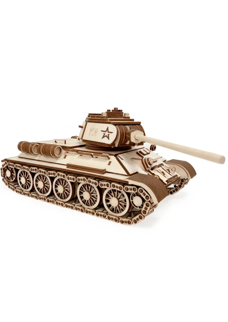 Купить конструктор из дерева «танк т-34-85» в интернет-магазине ArmRus по выгодной цене. - изображение 4