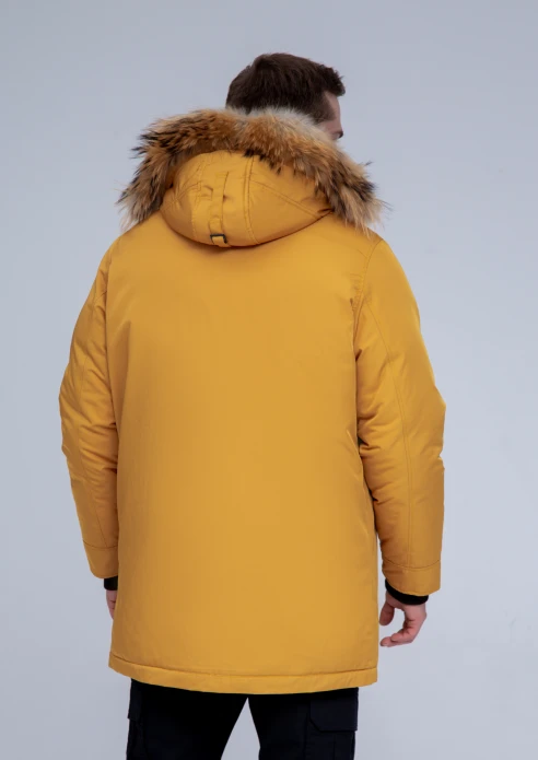 Купить куртка-парка утепленная мужская «армия россии» желтая в интернет-магазине ArmRus по выгодной цене. - изображение 2