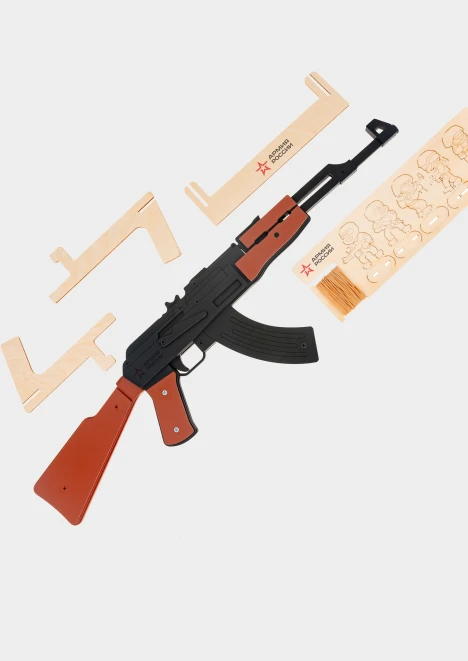Купить игрушка-резинкострел из дерева «армия россии» автомат ак-47 в интернет-магазине ArmRus по выгодной цене. - изображение 4