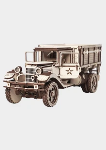 Игрушка-конструктор из дерева советский грузовик «Полуторка» 217 деталей: купить в интернет-магазине «Армия России