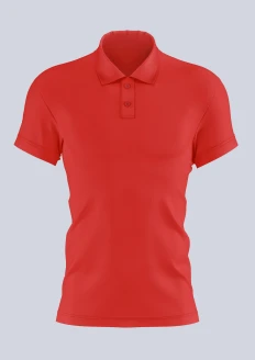 Рубашка-поло кулирка базовая красная: купить в интернет-магазине «Армия России