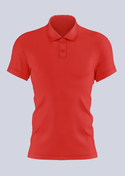 Купить рубашка-поло кулирка базовая красная в интернет-магазине ArmRus по выгодной цене. - изображение 1