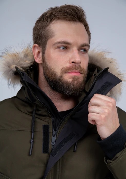 Купить куртка-парка утепленная мужская «армия россии» хаки в интернет-магазине ArmRus по выгодной цене. - изображение 8