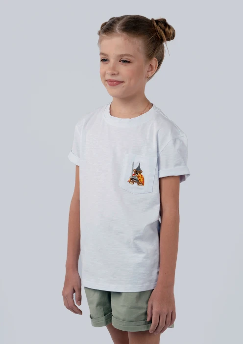 Купить футболка детская «вежливые мишки» белая в интернет-магазине ArmRus по выгодной цене. - изображение 2
