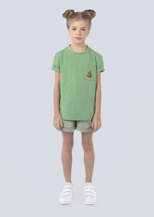 Купить футболка детская «вежливые мишки» зеленая в интернет-магазине ArmRus по выгодной цене. - изображение 7