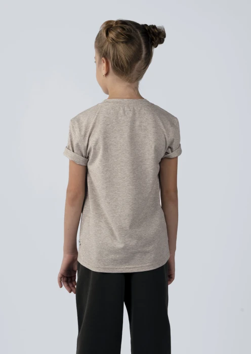 Купить футболка детская «вежливые мишки» темно-бежевая в интернет-магазине ArmRus по выгодной цене. - изображение 4