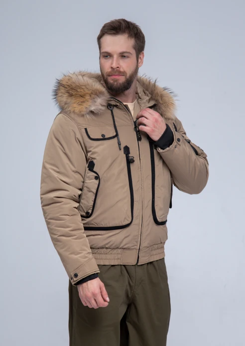 Купить куртка-пилот утепленная мужская  в интернет-магазине ArmRus по выгодной цене. - изображение 3