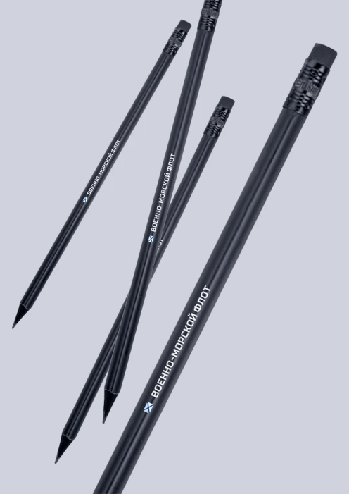 Купить карандаш графитовый «вмф» с ластиком в интернет-магазине ArmRus по выгодной цене. - изображение 2