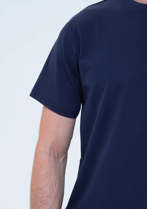 Купить футболка мужская «якорь» темно-синяя с карманом в интернет-магазине ArmRus по выгодной цене. - изображение 7
