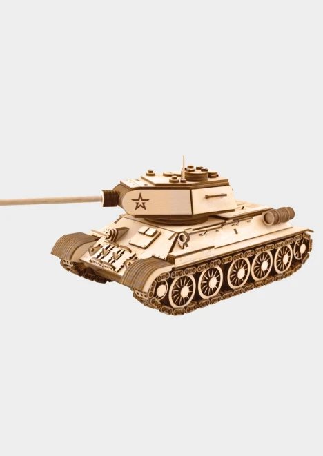 Купить конструктор из дерева «танк т-34-85» в интернет-магазине ArmRus по выгодной цене. - изображение 1