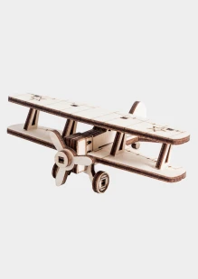 Игрушка-конструктор из дерева советский самолет «И-15» 14 деталей: купить в интернет-магазине «Армия России