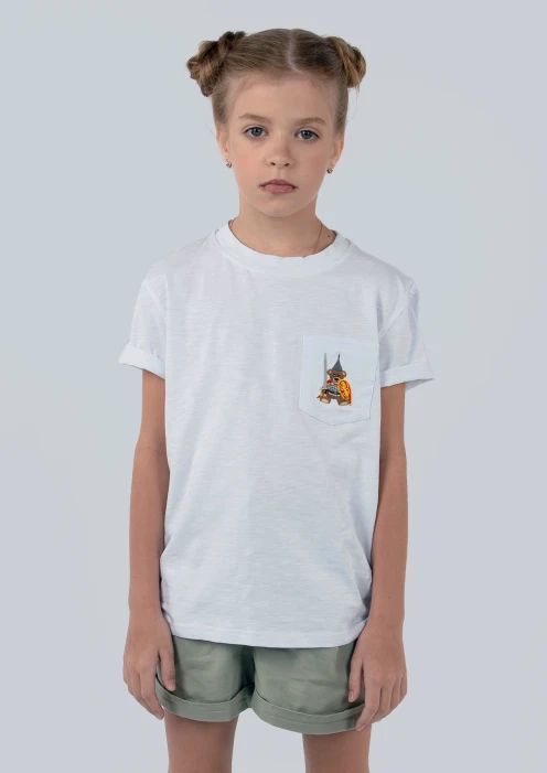 Купить футболка детская «вежливые мишки» белая в интернет-магазине ArmRus по выгодной цене. - изображение 5