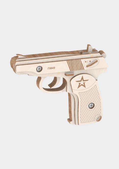 Купить конструктор из дерева «армия россии» пистолет резинкострел в интернет-магазине ArmRus по выгодной цене. - изображение 1