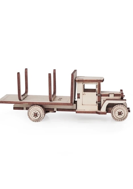 Купить конструктор из дерева (советский грузовик лесовоз) в интернет-магазине ArmRus по выгодной цене. - изображение 3