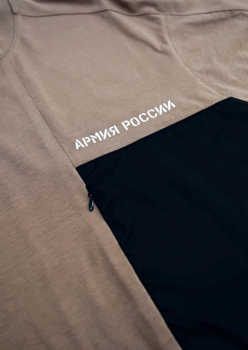 Купить футболка мужская «армия россии» мокко с карманом в интернет-магазине ArmRus по выгодной цене. - изображение 4