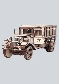 Игрушка-конструктор из дерева советский грузовик «Полуторка» 217 деталей: купить в интернет-магазине «Армия России
