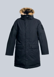 Куртка зимняя повседневная для военнослужащих черного цвета: купить в интернет-магазине «Армия России