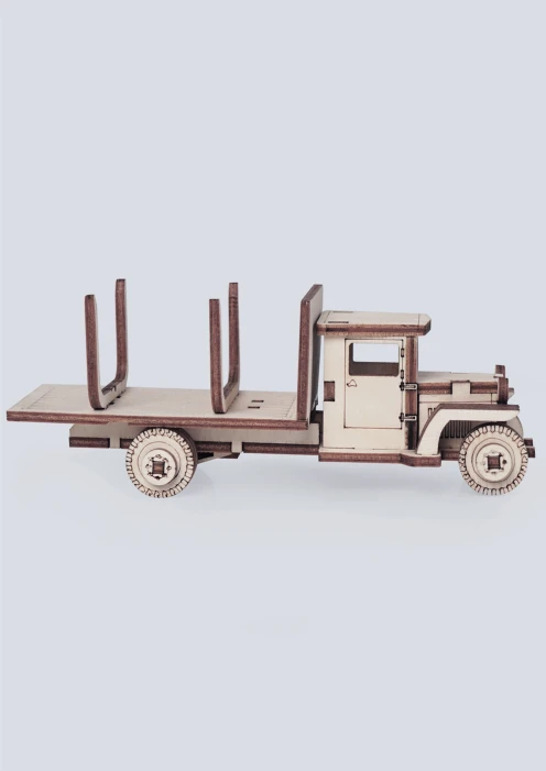 Купить игрушка-конструктор из дерева советский грузовик-лесовоз «зис-5» 43 детали в интернет-магазине ArmRus по выгодной цене. - изображение 3