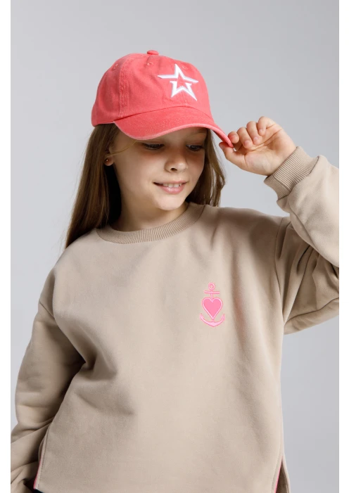 Купить бейсболка детская «звезда» коралловая в интернет-магазине ArmRus по выгодной цене. - изображение 5