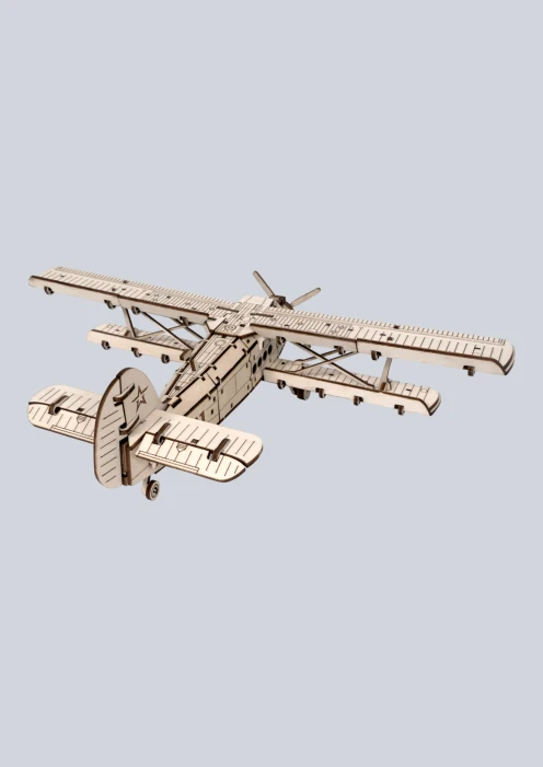 Купить игрушка-конструктор из дерева военный самолет «ан-2» 142 детали в интернет-магазине ArmRus по выгодной цене. - изображение 2