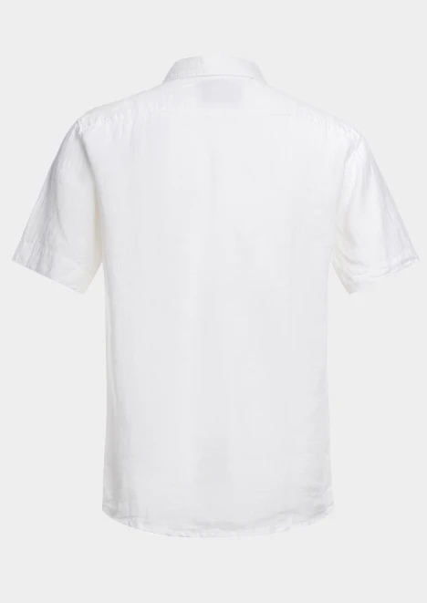 Купить рубашка мужская белая с коротким рукавом в интернет-магазине ArmRus по выгодной цене. - изображение 2