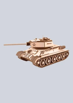 Игрушка-конструктор из дерева танк «Т-34-85» 651 деталь: купить в интернет-магазине «Армия России