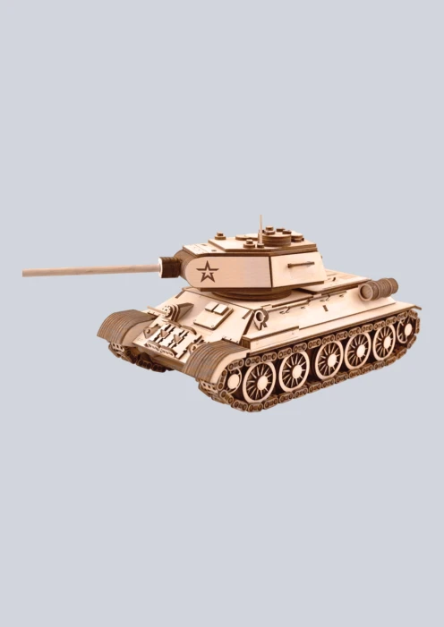Купить игрушка-конструктор из дерева танк «т-34-85» 651 деталь в интернет-магазине ArmRus по выгодной цене. - изображение 1