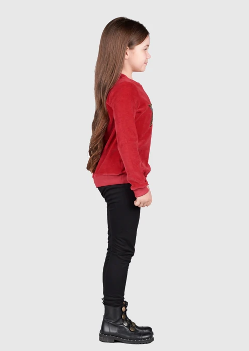 Купить свитшот для девочки «звезда» красный в интернет-магазине ArmRus по выгодной цене. - изображение 3