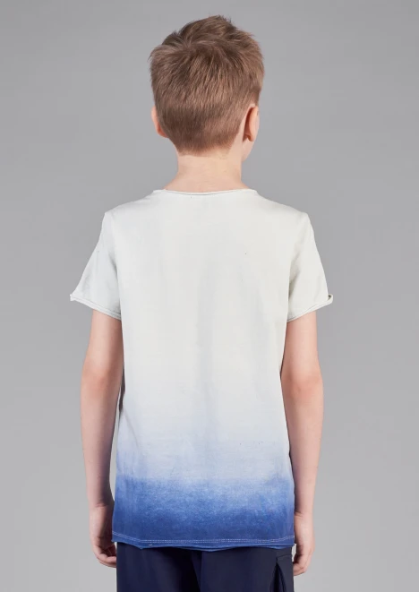 Купить футболка детская «якорь» синяя в интернет-магазине ArmRus по выгодной цене. - изображение 2