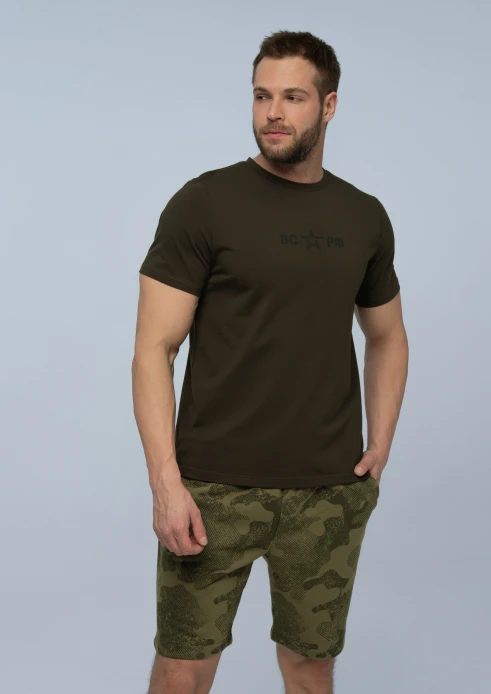 Купить футболка мужская «вс рф» хаки в интернет-магазине ArmRus по выгодной цене. - изображение 7