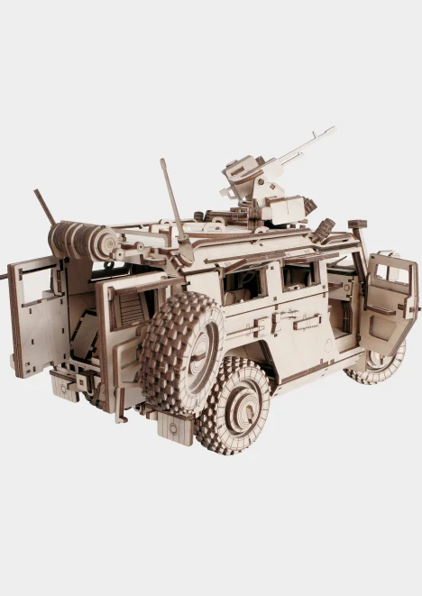 Конструктор из дерева «Армия России» бронеавтомобиль - изображение 2