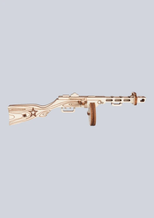 Купить игрушка-конструктор из дерева пистолет-пулемёт «армия россии» 9 деталей в интернет-магазине ArmRus по выгодной цене. - изображение 3