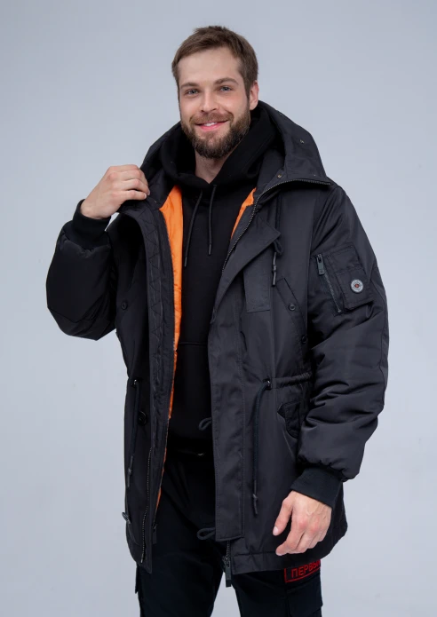 Купить куртка-парка «армия россии» трансформер черная в интернет-магазине ArmRus по выгодной цене. - изображение 10