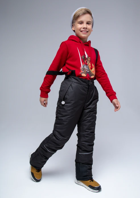 Купить  брюки утепленные детские «от победы к победам» черные в интернет-магазине ArmRus по выгодной цене. - изображение 20