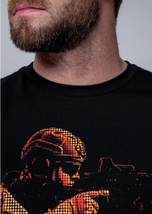 Купить футболка «ссо» боец пиксель черно-оранжевая в интернет-магазине ArmRus по выгодной цене. - изображение 6