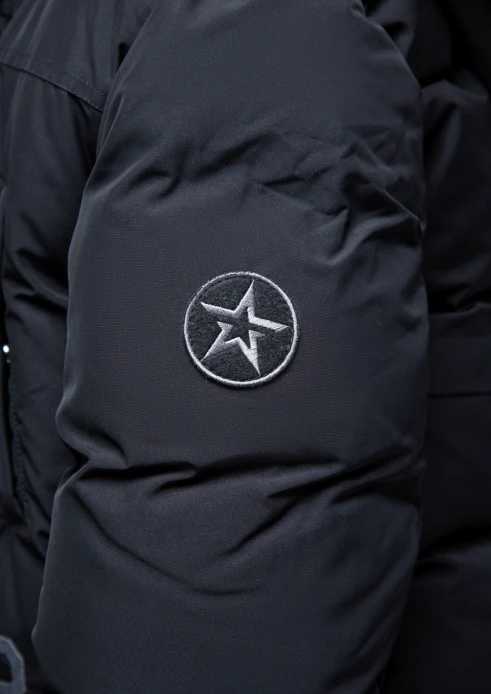 Купить куртка-парка утепленная детская «армия россии» черная в интернет-магазине ArmRus по выгодной цене. - изображение 11