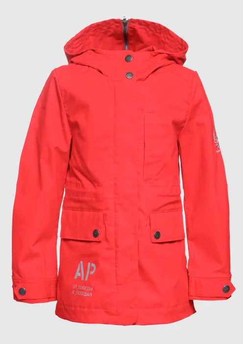 Купить куртка-парка детская «от победы к победам» красная в интернет-магазине ArmRus по выгодной цене. - изображение 27