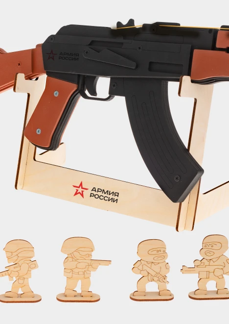 Купить резинкострел из дерева «армия россии» автомат ак-47 в интернет-магазине ArmRus по выгодной цене. - изображение 6