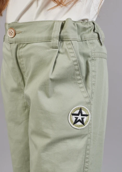 Купить брюки для девочки «армия россии» оливковые в интернет-магазине ArmRus по выгодной цене. - изображение 4