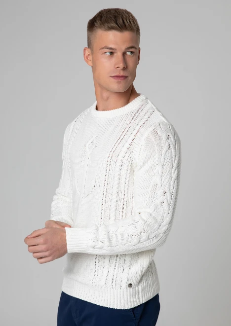 Купить свитер мужской «армия россии» белый в интернет-магазине ArmRus по выгодной цене. - изображение 4
