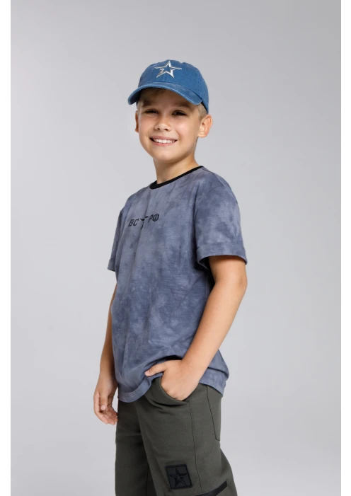 Купить бейсболка детская «звезда» синяя в интернет-магазине ArmRus по выгодной цене. - изображение 7