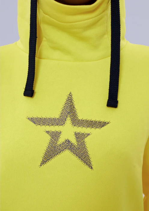 Купить толстовка женская «звезда» желтый в Москве с доставкой по РФ - изображение 4
