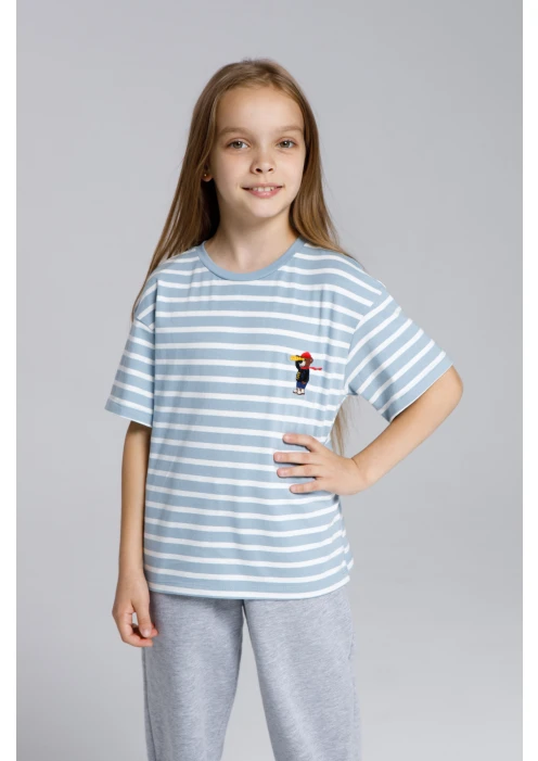 Купить футболка для девочки «медведь-смотритель маяка»  в интернет-магазине ArmRus по выгодной цене. - изображение 1