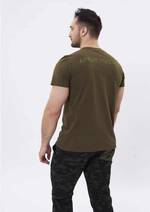 Купить футболка мужская звезда, армия россии надпись на спине в интернет-магазине ArmRus по выгодной цене. - изображение 2