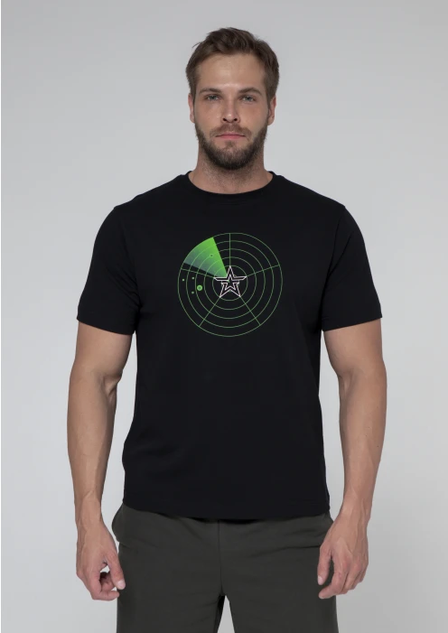 Купить футболка мужская «радар» черная в интернет-магазине ArmRus по выгодной цене. - изображение 4