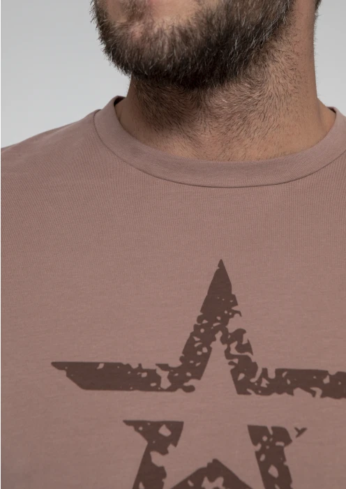 Купить футболка мужская «звезда» бежевая в интернет-магазине ArmRus по выгодной цене. - изображение 6
