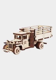 Конструктор из дерева (Советский грузовик ЗИС 5ВБ с кузовом): купить в интернет-магазине «Армия России